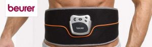 ceinture abdominale à électrostimulation avant pendant et après effort