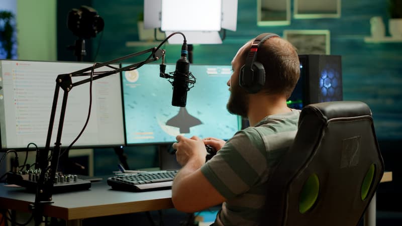 Un gamer professionnel